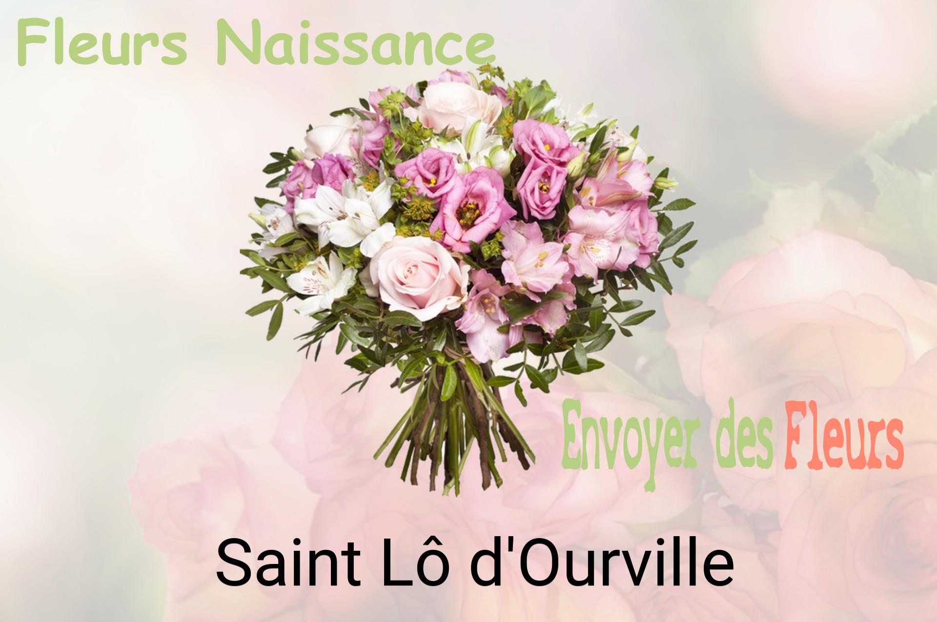 Bouquet de fleurs de naissance livré à Saint-Lô-d'Ourville